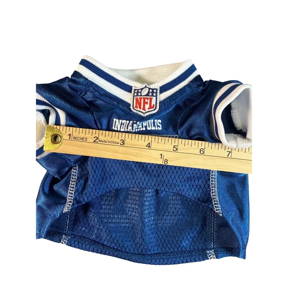NFL Indianapolis Colts Blue Pet Jersey Dog Clothes‎ XS 119120512 00 Mesh